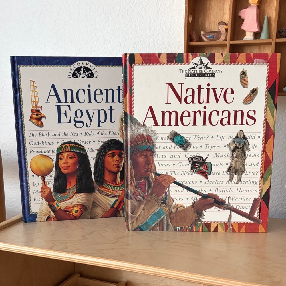 Discoveries Native Americans + Ancient Egypt Educational Homeschool Books